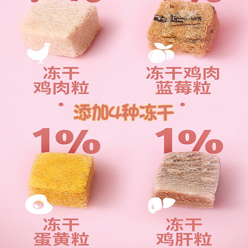 贵族益能系列鲜肉冻干猫粮天然全价幼猫成猫英短营养增肥发腮