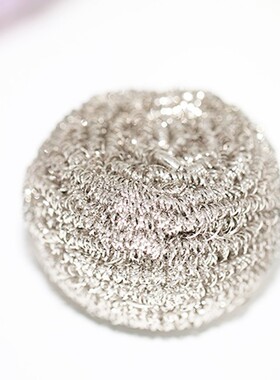 304钢丝球不掉丝刷碗神器商用厨房超大码大号不锈钢铁丝球清洁球