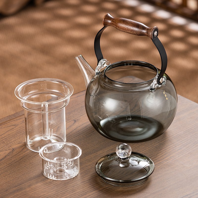兴梵蒸汽煮茶壶玻璃全自动煮茶器一体大容量家用电陶炉养生壶茶具