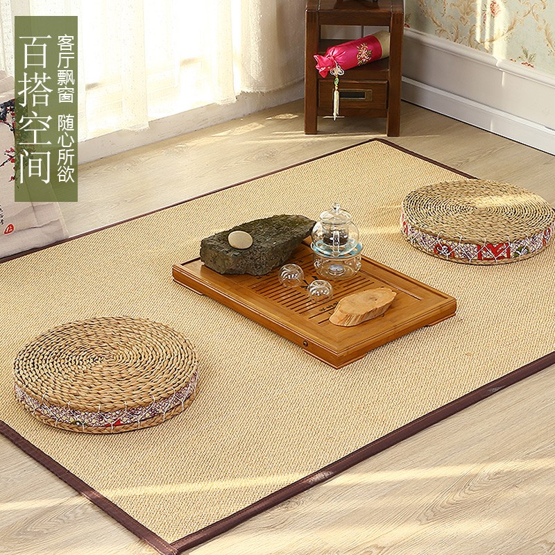 定制榻榻米垫子 竹编织地毯飘窗垫阳台竹地垫客厅卧室满铺竹地毯