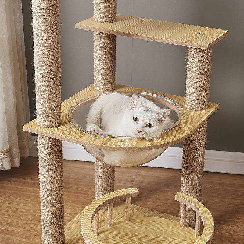 猫爬架大型猫窝四季通用猫树一体实木太空舱猫抓板猫别墅猫玩具,宠物/宠物食品及用品,套装玩具,淘宝优惠券,粉丝福利购,淘宝优惠卷