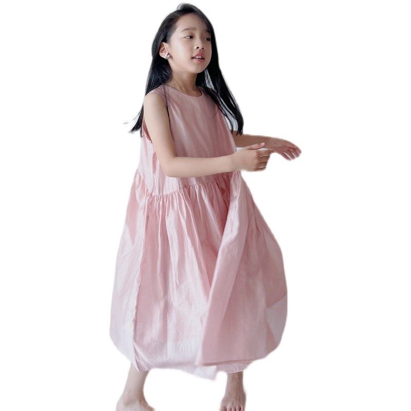 超凉快裙子女童粉色雪纺薄款绝美长裙夏日中大童微胖宽松公主裙,童装/婴儿装/亲子装,连衣裙,淘宝优惠券,粉丝福利购,淘宝优惠卷