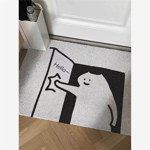 入口地垫门前垫丝圈地毯门前门口脚垫除尘进门厕所防滑门垫耐脏