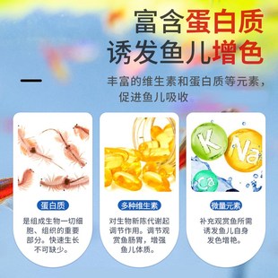 浪花保鲜丰年虾成年免冰小型鱼饲料热带观赏孔雀鱼饲料小鹏说水族