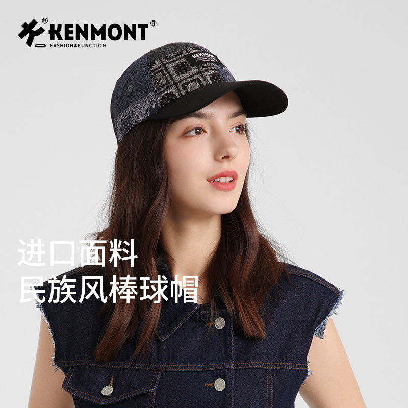 卡蒙四季女士棒球帽高端品牌民族风硬顶遮阳棒球帽百搭鸭舌帽图片