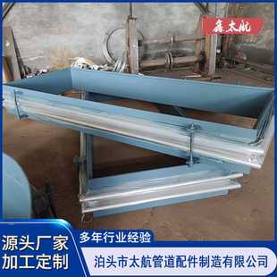 不锈钢补偿器 圆形金属波纹膨胀节 法兰连接风烟道除尘管道伸缩节