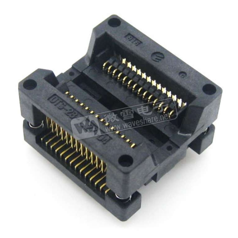 SOP28 SOIC28 SO28 IC进行烧写测试引脚间距1.27mm 编程座 测试座