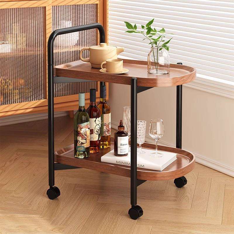 边桌小茶几可移动客厅沙发角几双层滑轮迷你茶桌简约卧室床头边几