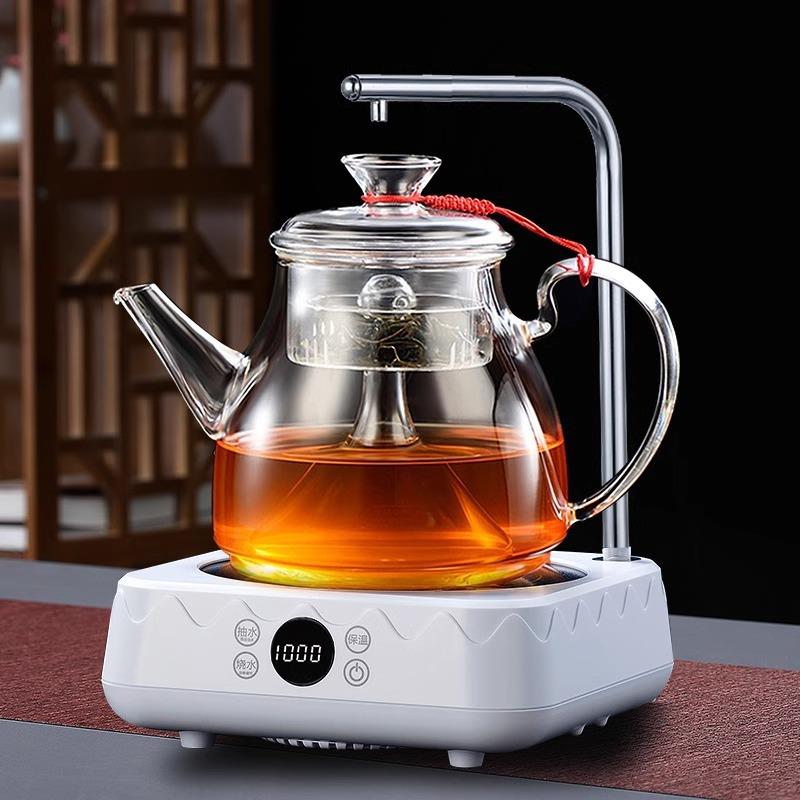自动上水围炉煮茶电陶炉耐高温玻璃壶专用茶炉多功能家用静音煮茶