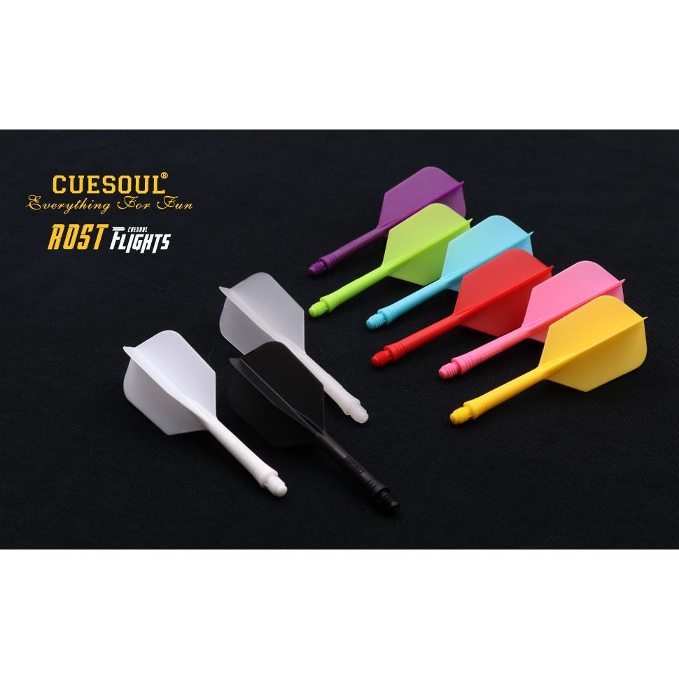 CUESOUL/Q獣3支装AK5系列一体式赛级飞镖尾翼瘦长型2BA镖杆配件