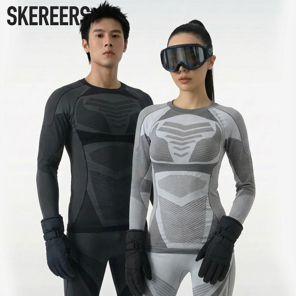 斯凯乐滑雪速干衣男女保暖排汗压缩情侣抗菌内衣专业功能训练服