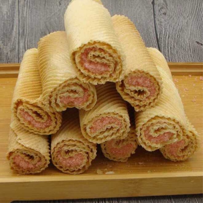 湖北80后老式鸡蛋卷夹心纯手工传统老式糕点现烤鸡蛋卷怀旧零食