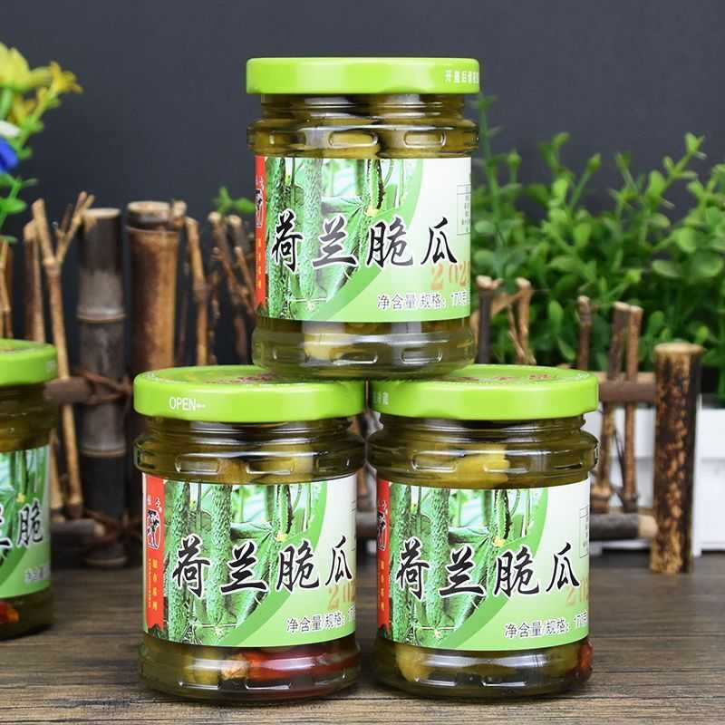 嘉兴特产银杏牌荷兰脆瓜即食下饭菜酱瓜腌制酱菜酸甜小黄瓜泡菜