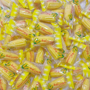 玉米糖硬糖老牌子7080年代糖果喜糖年货怀旧水果零食散装 糖果批发