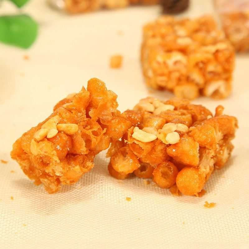 温州特产 手工糕点 传统300g手工硬沙琪玛糖松糖花生糖麦芽糖包邮