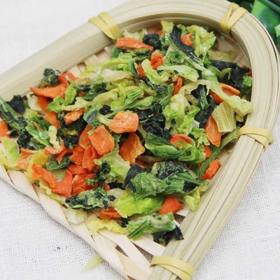 脱水蔬菜胡萝卜泡面青菜混合方便面伴侣煮汤干货