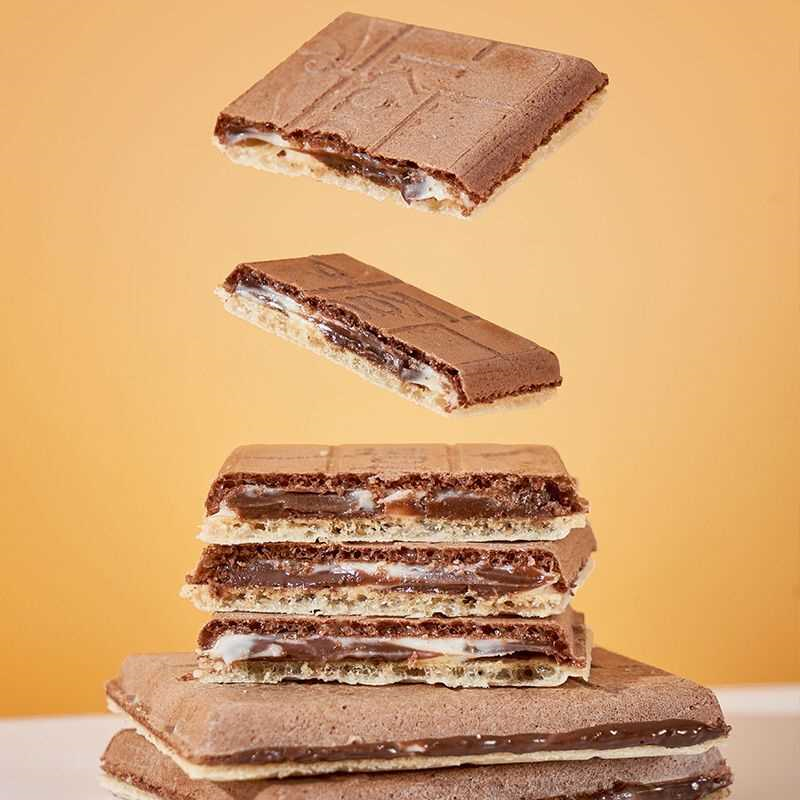 【买一送一】卡塔稣巧克力威化饼干三层夹心饼干办公室零食独立装