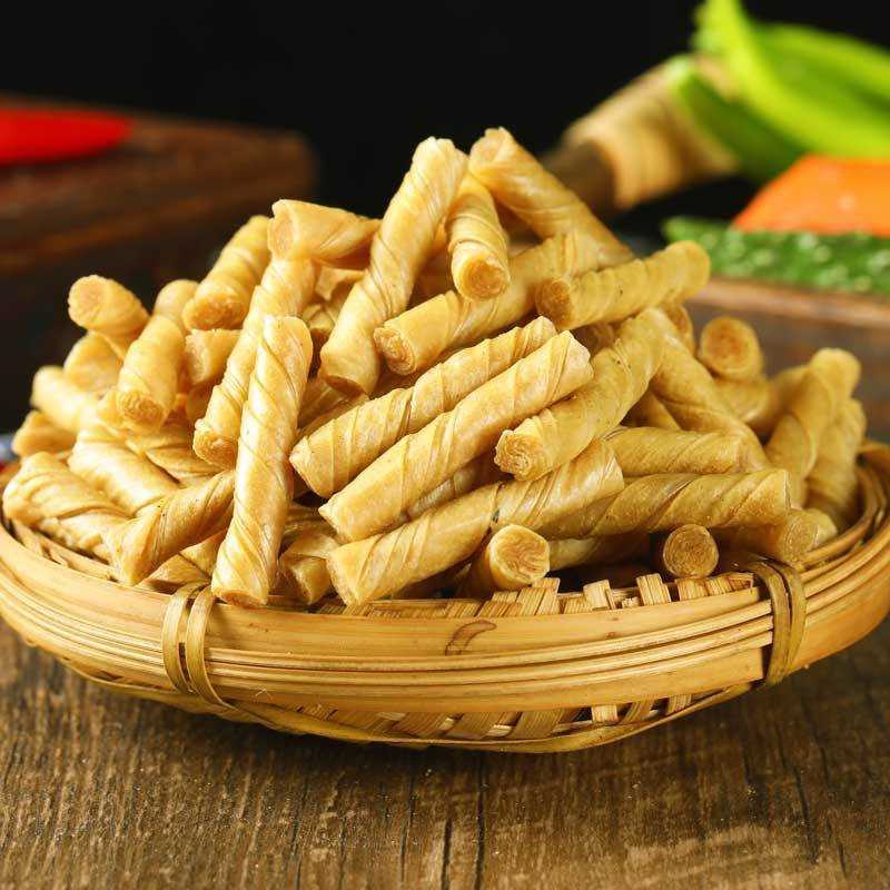 豆筋豆棍豆皮卷辣条食材火锅麻辣烫豆制品人造肉腐竹豆棒豆条含盐