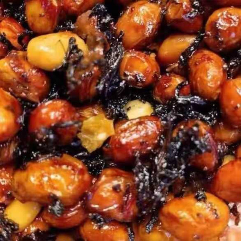 梅干菜 花生米 梅干菜酱香花生 酥脆 下酒菜 凉菜 老上海风味