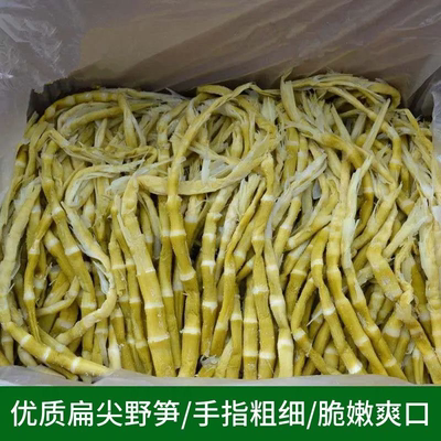 细扁尖笋煲汤老鸭煲咸竹笋腌制笋干干货嫩细笋竹笋新鲜2025细竹笋