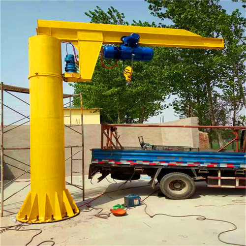 定柱式125kg旋臂吊立柱式500kg悬臂吊，回转角度360度