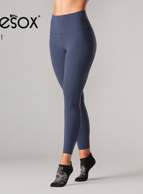 toesox tavi联名款弹力提臀女子运动瑜伽裤健身裤紧身显瘦打底裤