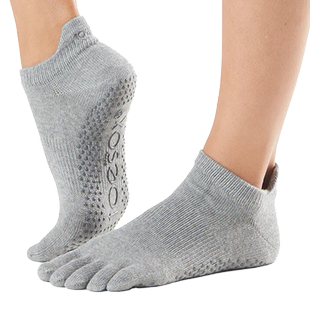 toesox瑜伽袜专业防滑袜普拉提舞蹈防滑颗粒五指袜健身运动Rise