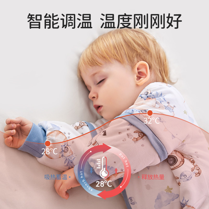 【蜂狂双11】欧孕婴儿睡袋秋冬季恒温分腿宝宝睡觉夹棉防踢被神器