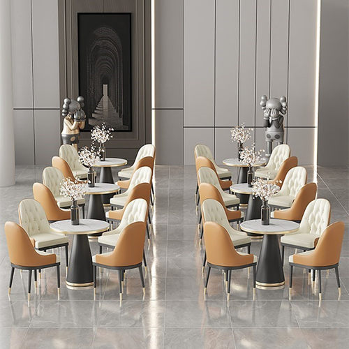 洽谈沙发桌椅组合美容院休息区接待咖啡厅饮料店商用西餐厅椅酒吧