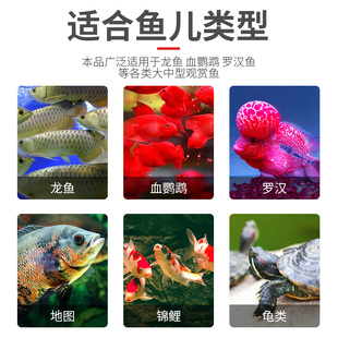 森森南极磷虾龙鱼饲料血鹦鹉鱼粮乌龟粮银龙鱼罗汉发财鱼食虾干