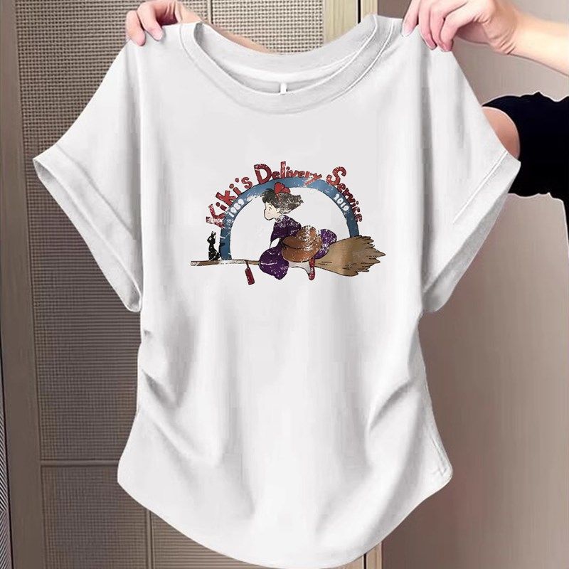 大码胖mm设计感褶皱收腰短袖t恤女夏2024新款修身打底衫纯棉上衣,女装/女士精品,大码内搭,淘宝优惠券,粉丝福利购,淘宝优惠卷