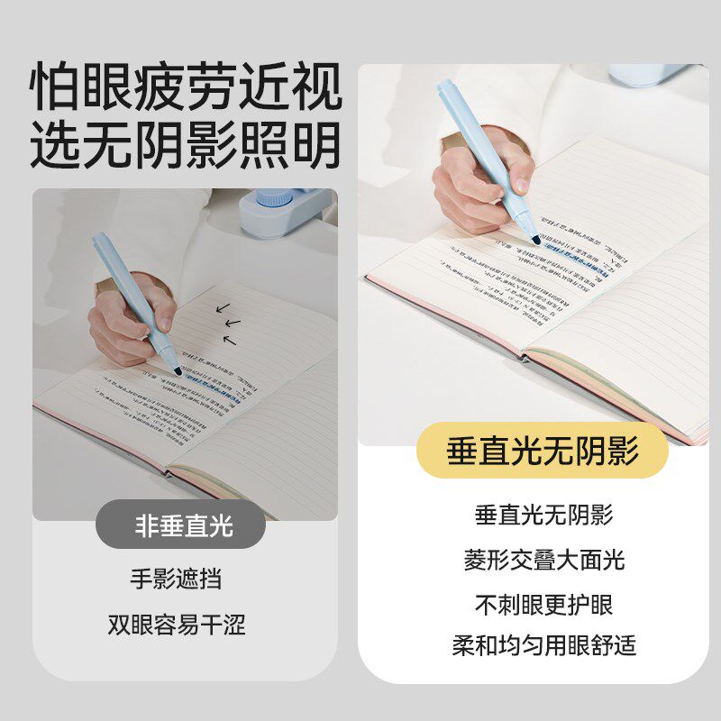 爱果乐护眼台灯儿童学生学习写作业专用国aa级书桌夹式插电阅读灯