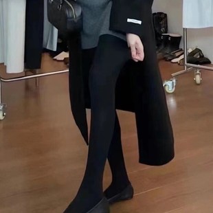 显瘦百搭bi备打底裤 自发热 今年超火 瘦腿加绒连袜裤 抗起球