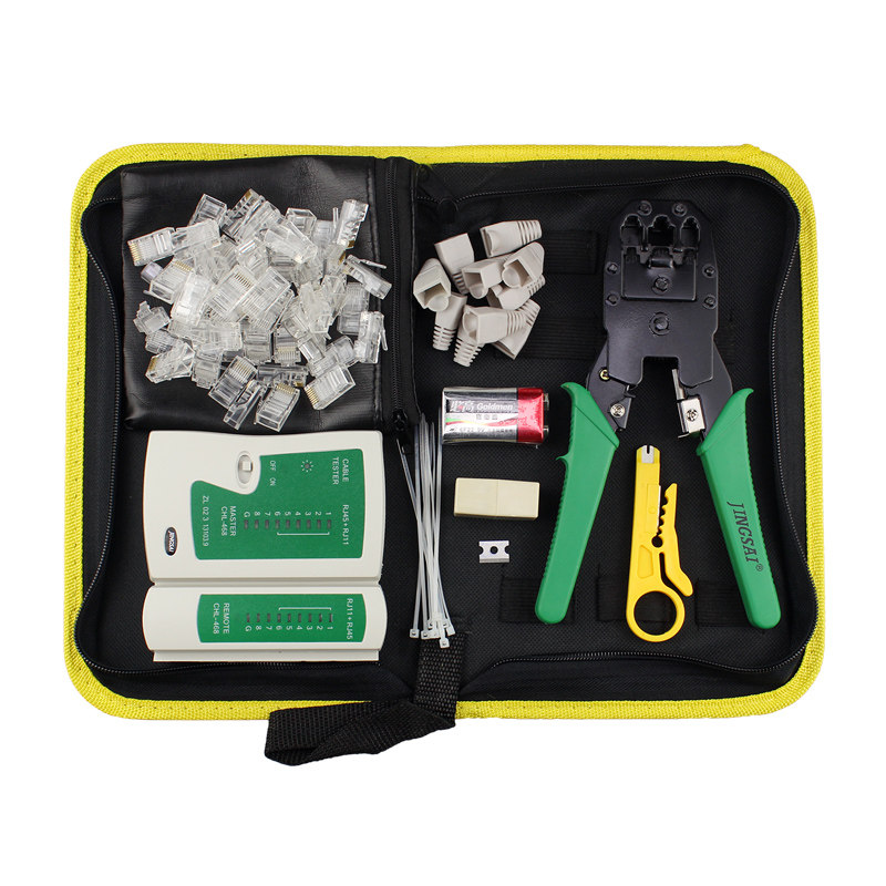 多功能网线钳子测试仪电话水晶头压线钳剥线刀片网络工具套装包邮