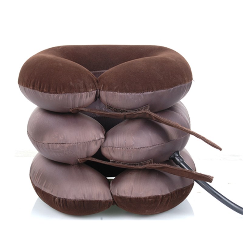 颈椎牵引器家用颈椎充气牵引器牵引仪颈托缓解颈部疼痛买二送颈