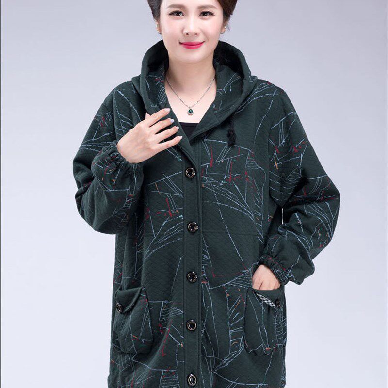 胖人妈妈秋冬装棉服外套中老年女装奶奶加肥加大码200斤风衣大号