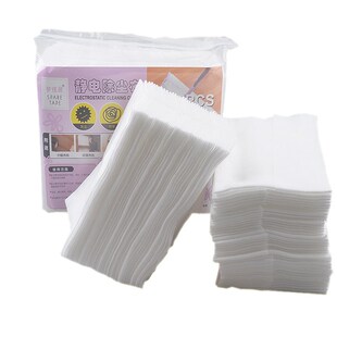 新款 梦佳居100片静电纸清洁拖把地板一次性吸尘布拖布擦地除尘布
