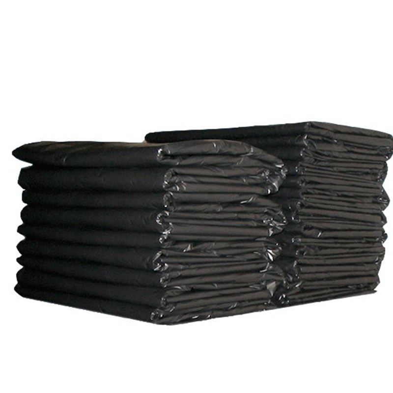 垃圾袋全新料黑色手提平口背心式家用厨房一次性清洁卫生间塑料袋