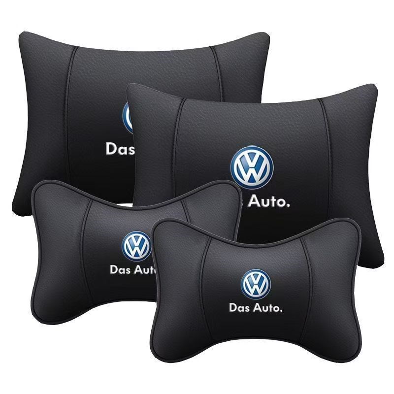 适用于大众头枕一对车用护颈枕车载靠枕车用脖垫座椅脖枕四季通用
