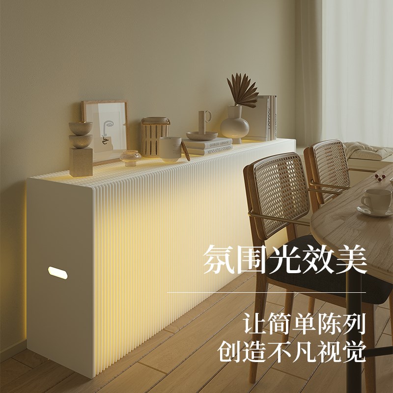 十八纸长条展示架台式卧室置物架板桌面办公室台面造型折叠装饰柜