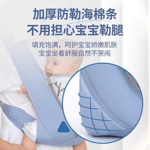 抱娃神器解放双手背带婴儿前抱式前后两用夏季外出轻便简易背小孩
