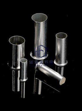 EN16-18管型冷压接线端子插针电线紫铜纯铜接线端子铜管铜接头电