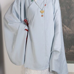 短衫 明制暗纹直领大襟交领琵琶袖 袄夹衣春秋冬汉服 泠泠 裳裳者华