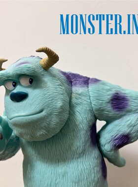 温柔的苏利文怪兽毛毛公仔摆件模型