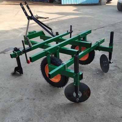 小型农用覆膜机手扶拖拉机地膜机四轮盖膜机微耕机自动上土铺膜机
