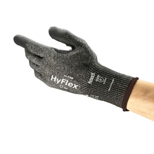 Ansell 安思尔 HyFlex 11-738丁腈涂层防割手套 防滑耐磨无硅