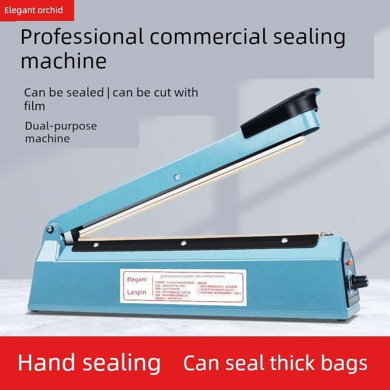 手压封口机小型家用商用宽边书塑料袋封口机热收缩切膜塑料封口机