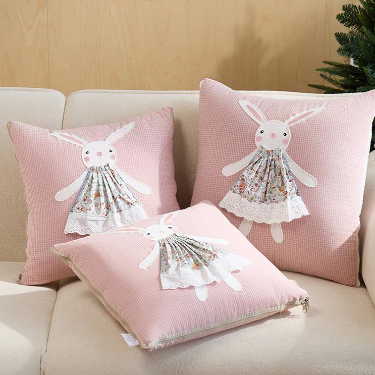 全棉纯棉抱枕被子两用汽车用多功能折叠靠垫办公室宿舍午休空调被