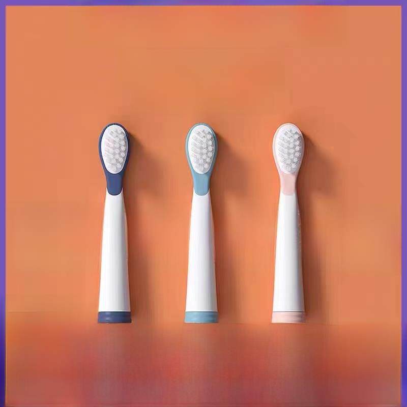 库塔儿童电动牙刷小企鹅K2替代牙刷头婴儿牙齿保护杜邦抗菌软刷