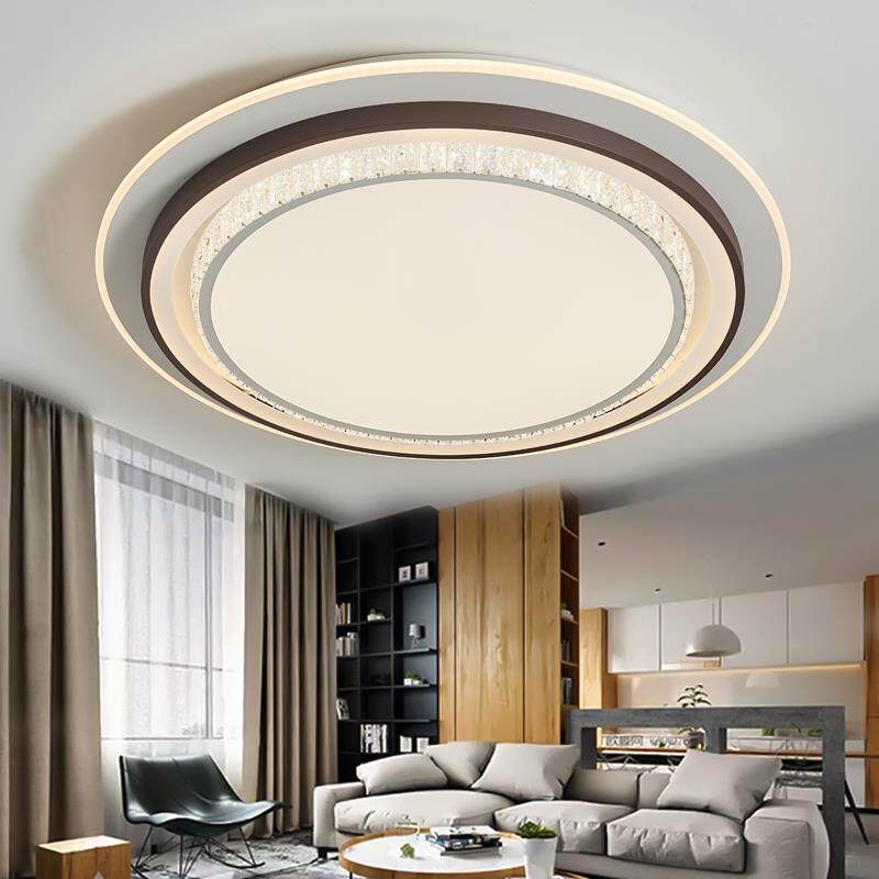 led吸顶灯 现代简约客厅一米大灯家用卧室灯2025新款80cm圆形大灯